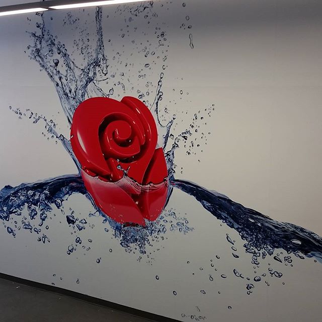 Here is another mural. Helped out in rendering the AG Rose Logo in 3D using Maya rendering with 3Delight. This was a collaboration with Photo Studio. Turned out awesome!