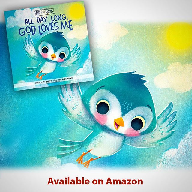 New Board book I worked on for Group Publishing, "All Day Long, God Loves Me". It was so much fun to work on. Go check it out and preoder your copy :) @painted.words