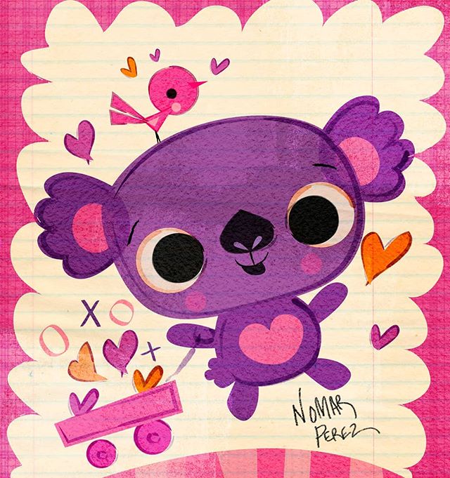 Feliz Dia de San Valentín! Koala love.